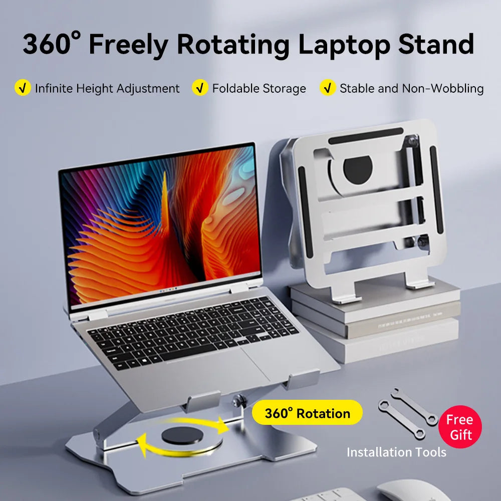 Laptop standaard Action met flexibele functies