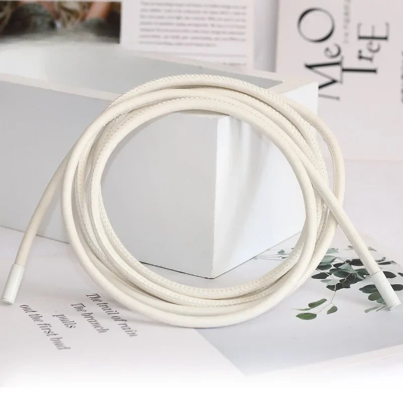 Zwarte stretchriem met strikdetail