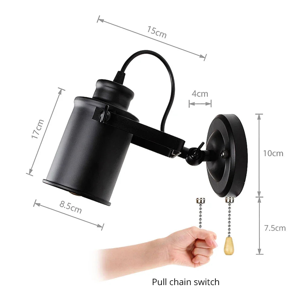 Wandlamp met batterij en USB-oplaadfunctie – Herbruikbaar en handig
