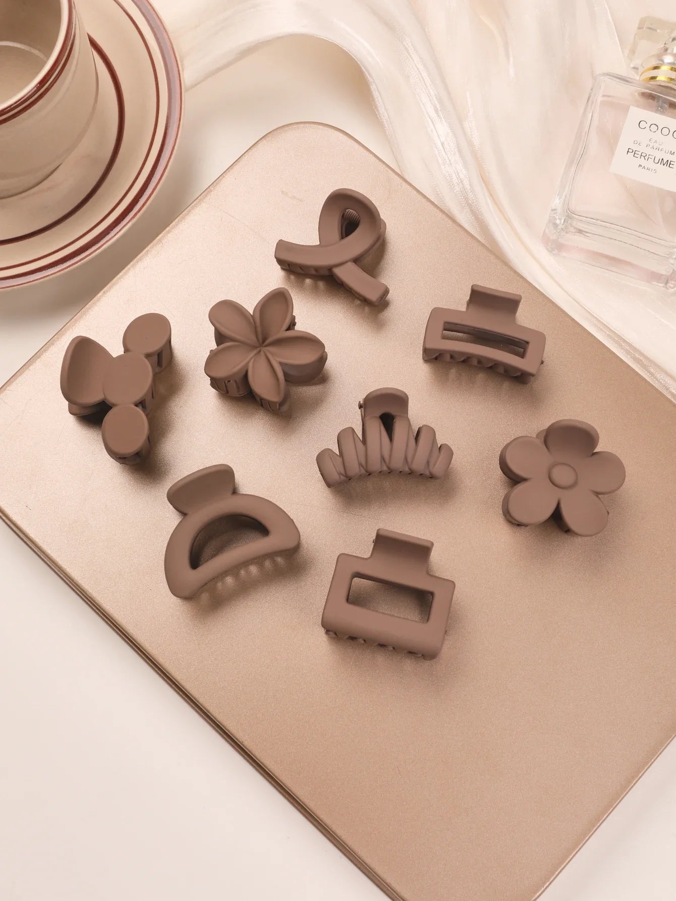 Metalen haarspelden met minimalistisch design