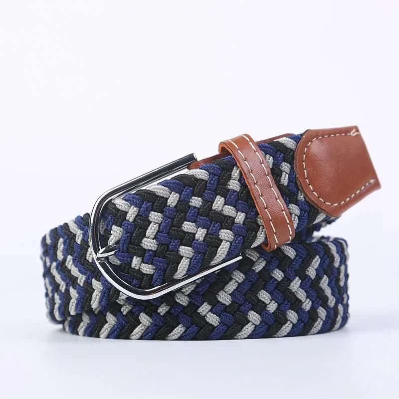 Riem heren in camel kleur met retro afwerking