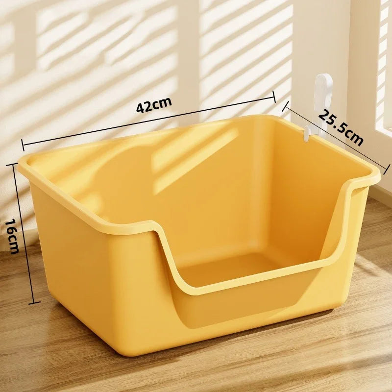 Design kattenbak met houten afwerking – Elegante look