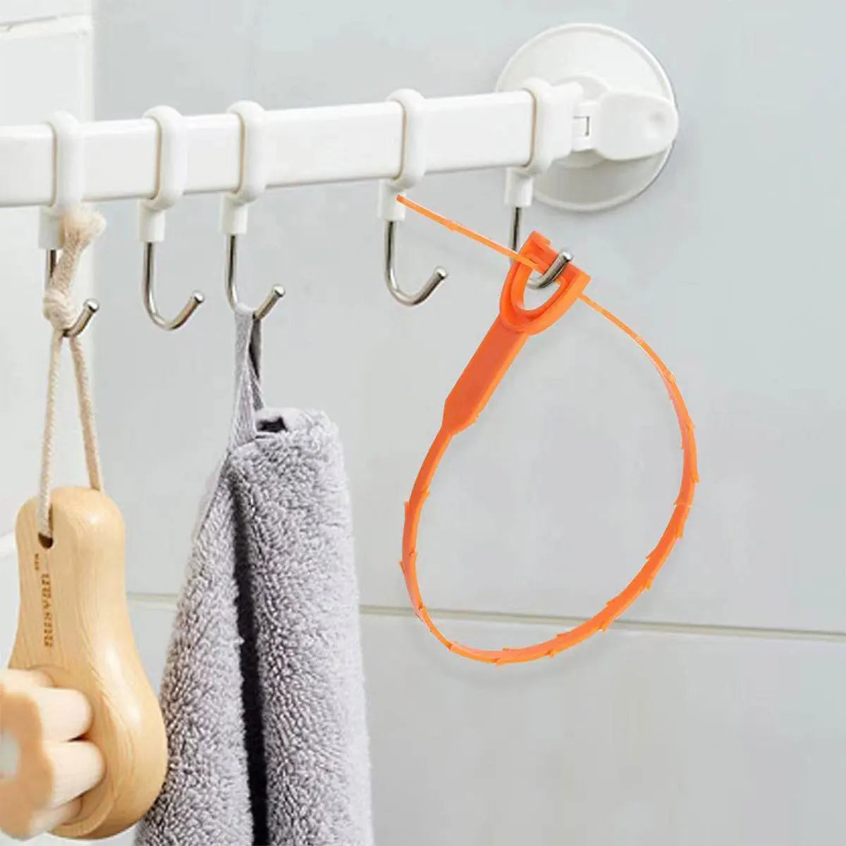 WC ontstopper met houder zwart – Stijlvolle opbergmogelijkheid