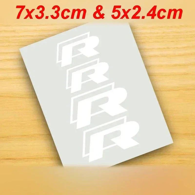Auto stickers - Achterruit stickers met sportieve GTI en R-Line designs