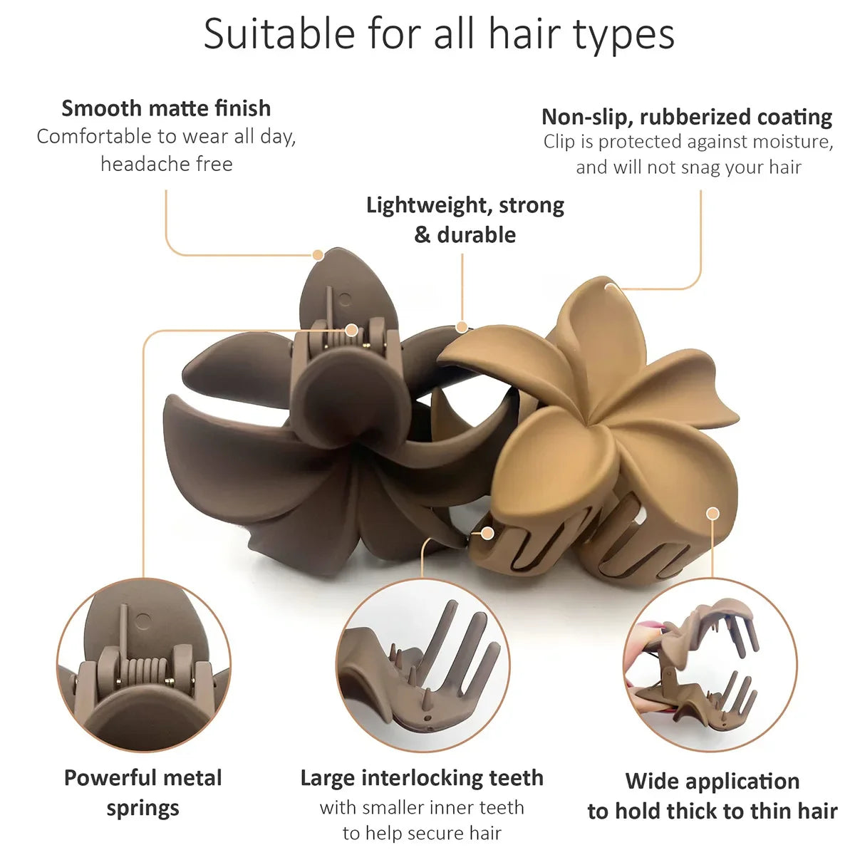 Dames haar accessoires in zachte materialen