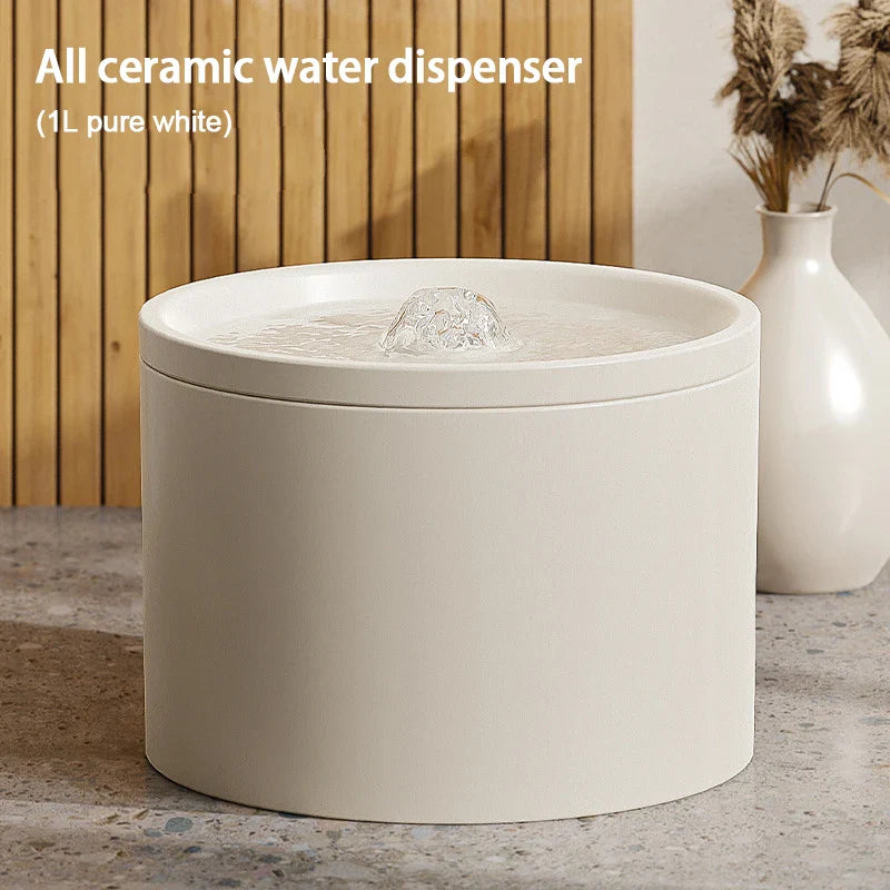 Compacte water fontein kat – Makkelijk te plaatsen