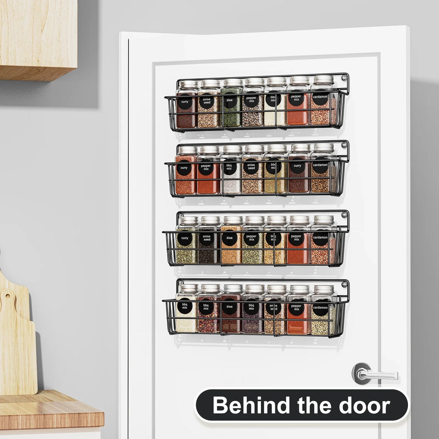 Xenos kruidenrekje met metalen mandjes