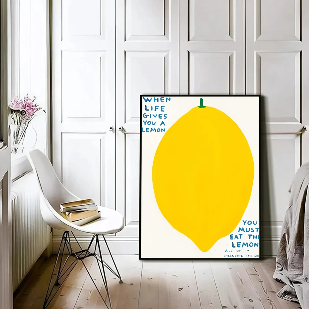 Wandposter met geometrische vormen