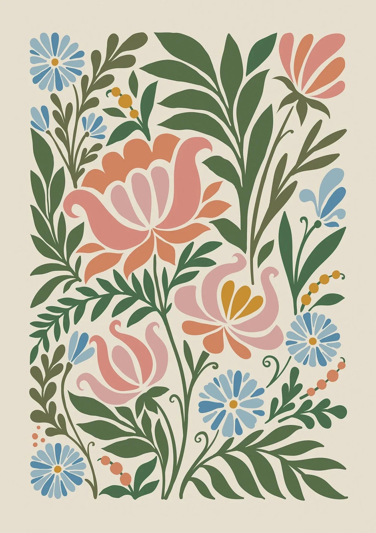 Posterset voor harmonieuze wand