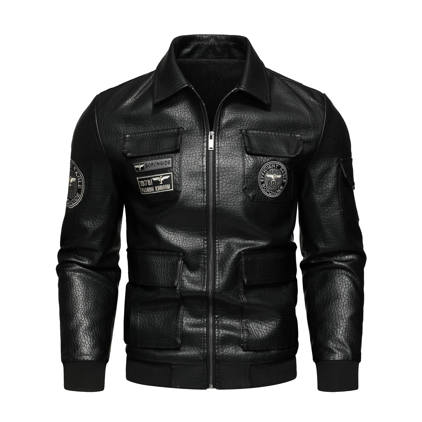 Leren jas voor mannen met stoere uitstraling β Zelfverzekerde look