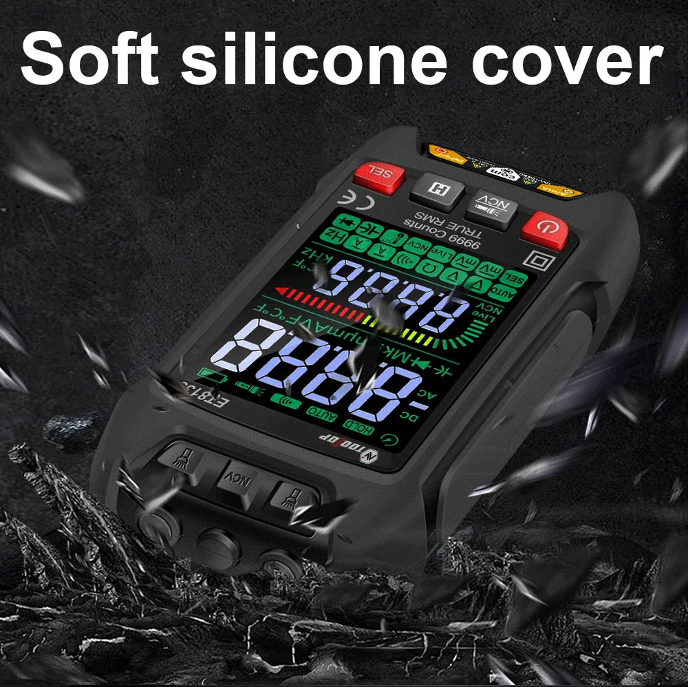 Multimeter met polariteitsherkenning