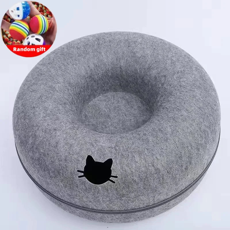 Kattenmand groot in pastelkleuren – Rustige uitstraling