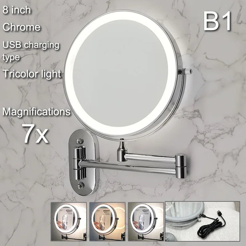 Wandspiegel met LED verlichting – Ideaal voor make-up
