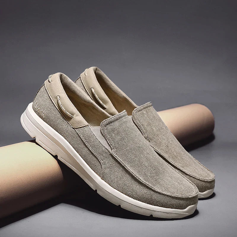 Heren schoenen in linnenlook voor warme dagen