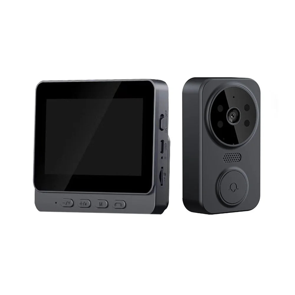 Deurbel met video zonder bedrading – Eenvoudig te plaatsen