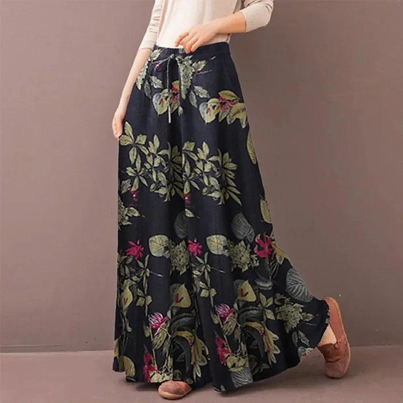 Linnen broek dames met trekkoord – Casual en comfortabel