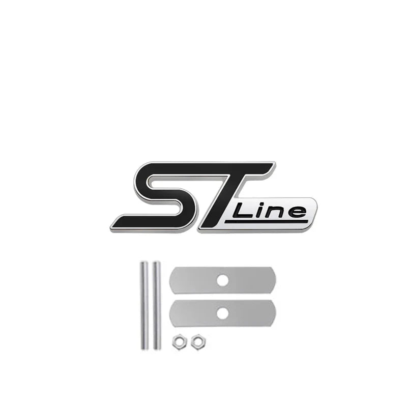 auto stickers - kleurrijke ST Line stickers voor unieke uitstraling
