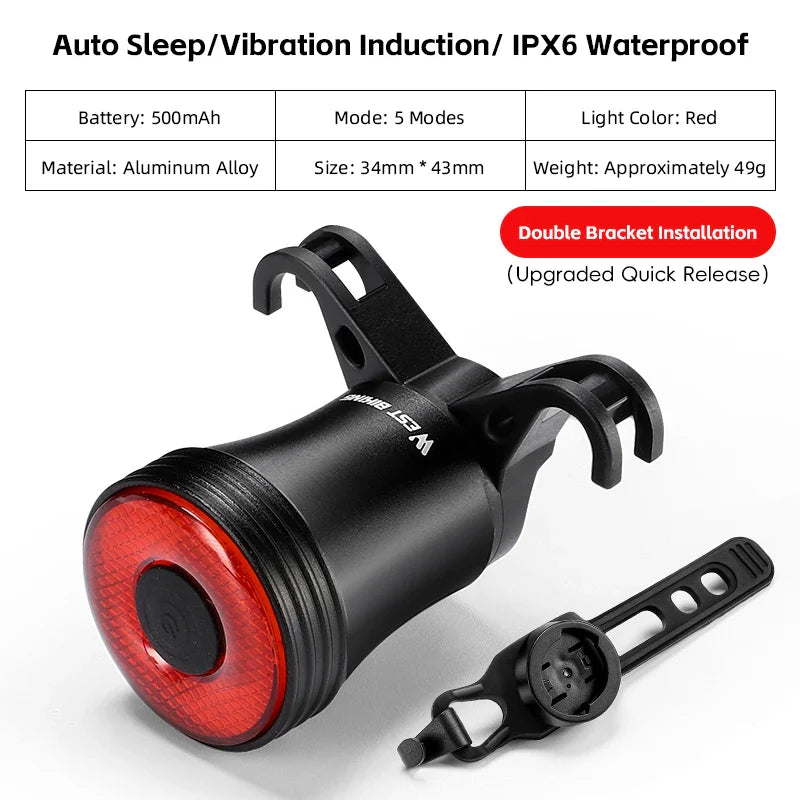 Eenvoudig te monteren fietslampjes