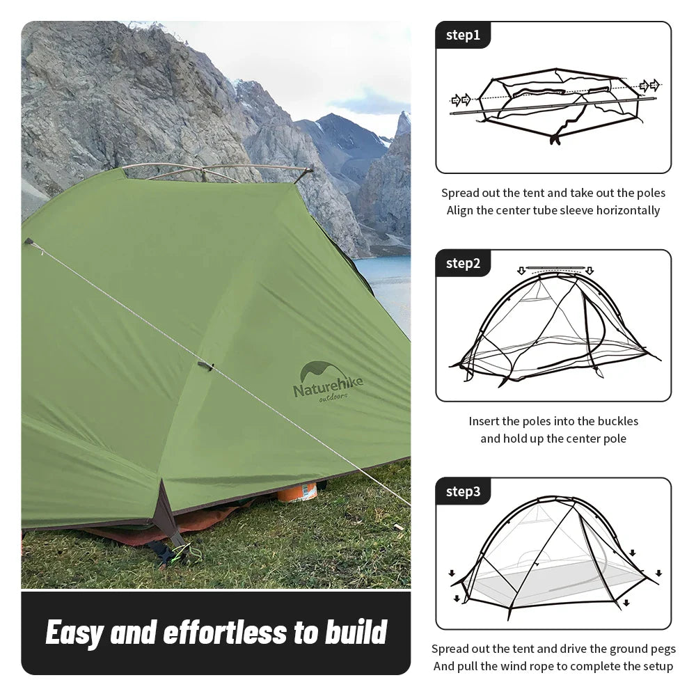 Camping tent met waterkolom 2000mm – Waterdicht gegarandeerd