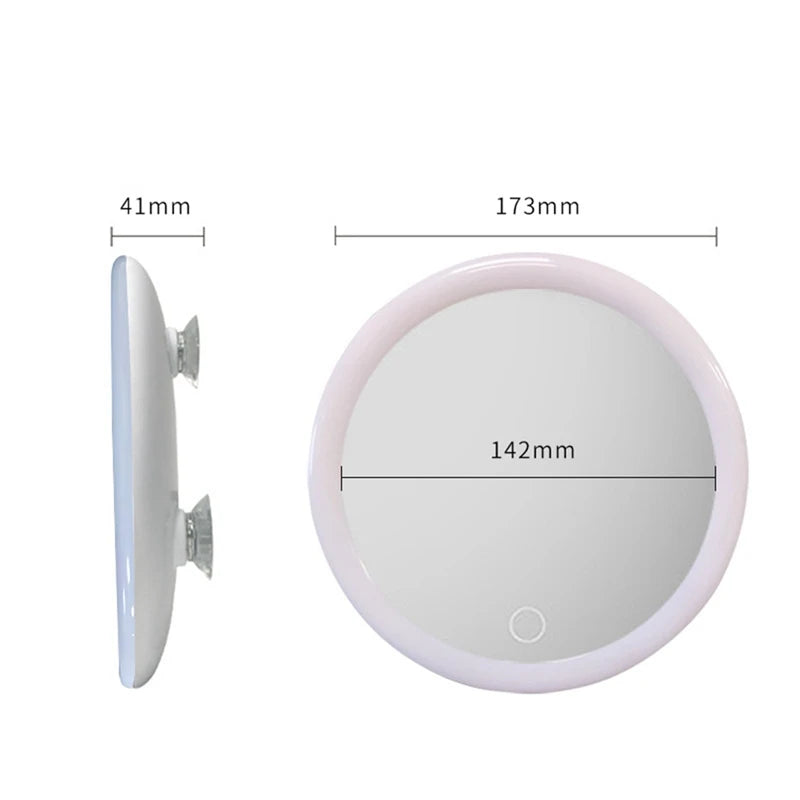 Draaibare make-up spiegel met verlichting β Flexibel en handig