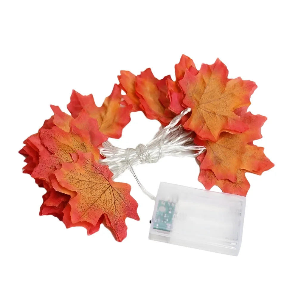 Lichtslinger met LED kaarsjes β Voor extra veiligheid