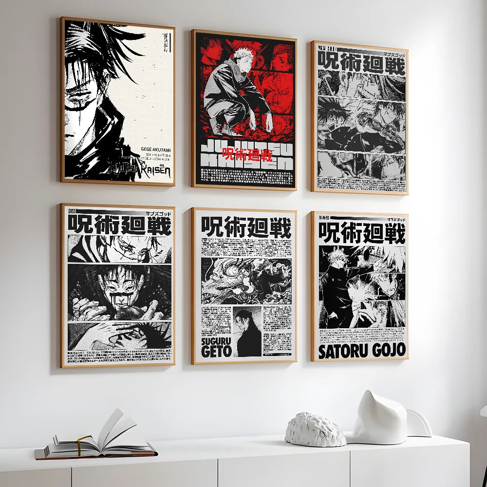 Abstracte posters in aardetinten