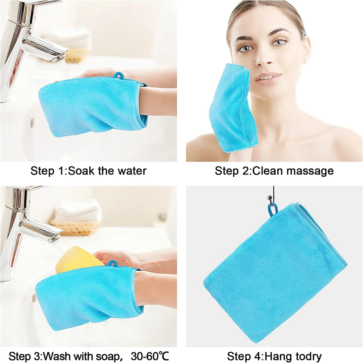 HEMA washandjes met vrolijke print β Ideaal voor peuters