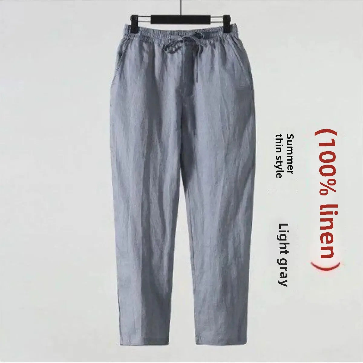 Linnen broek heren met zachte binnenkant – Extra comfort