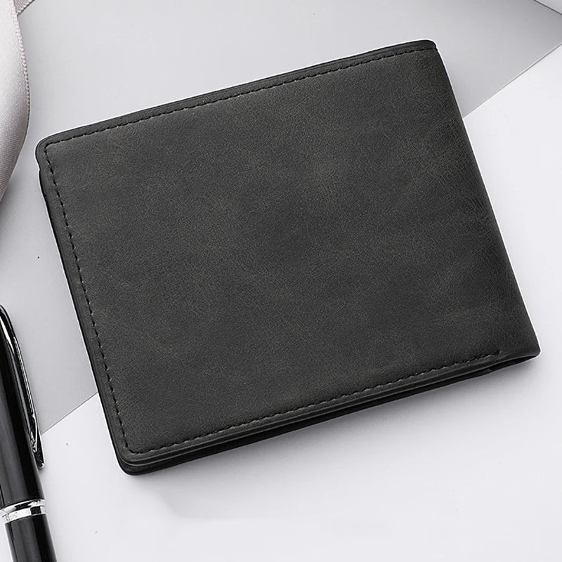 Portemonnee heren klein model met logo β Minimalistisch en stijlvol