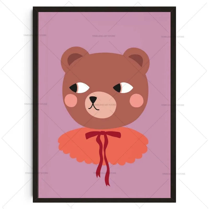 Abstracte poster in neutrale kleuren