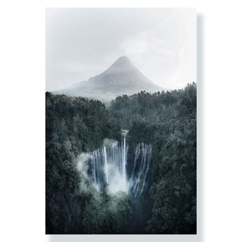 Poster van natuur en bergen