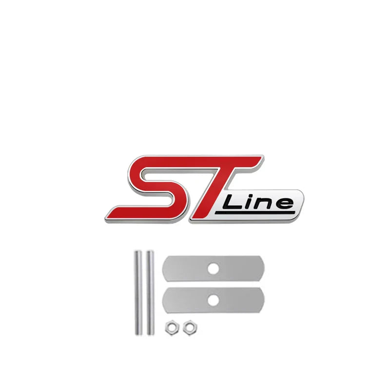 auto stickers - kleurrijke ST Line stickers voor unieke uitstraling