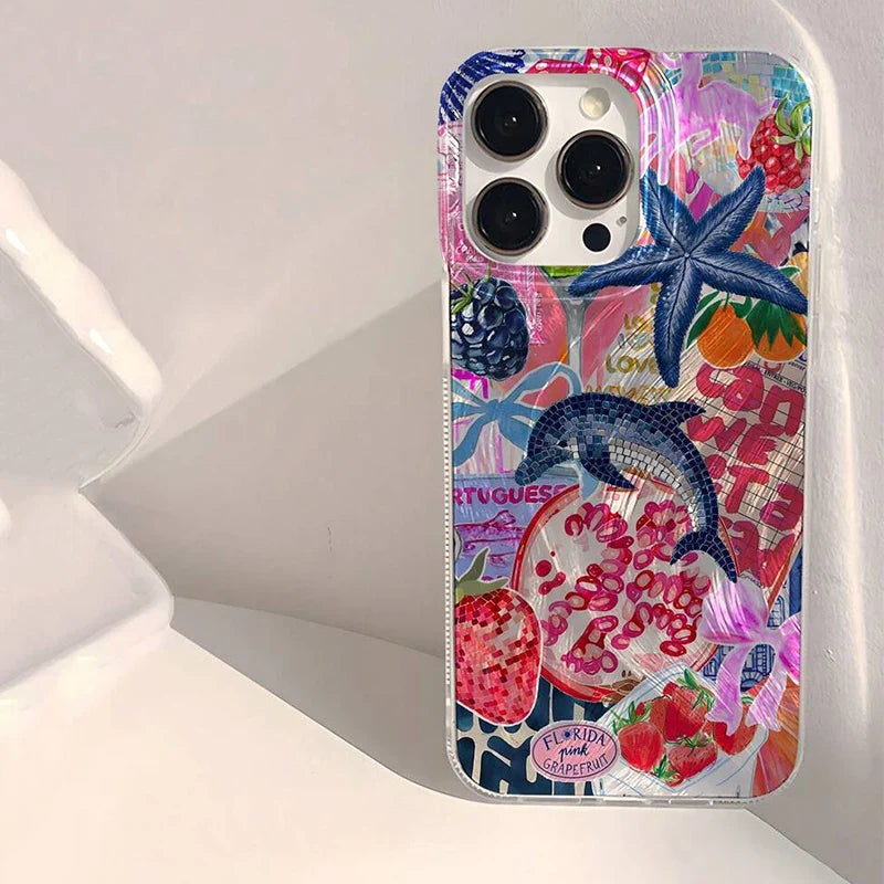 Minimalistisch clear telefoon hoesje voor iPhone 15