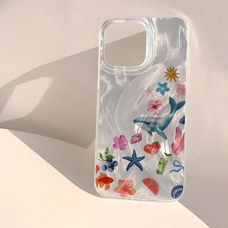 Anti-slip telefoon hoesje met stijlvolle textuur