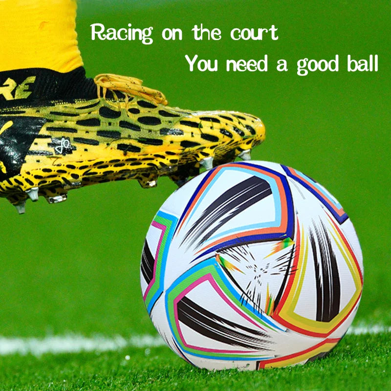 Straatvoetbal met rubber coating