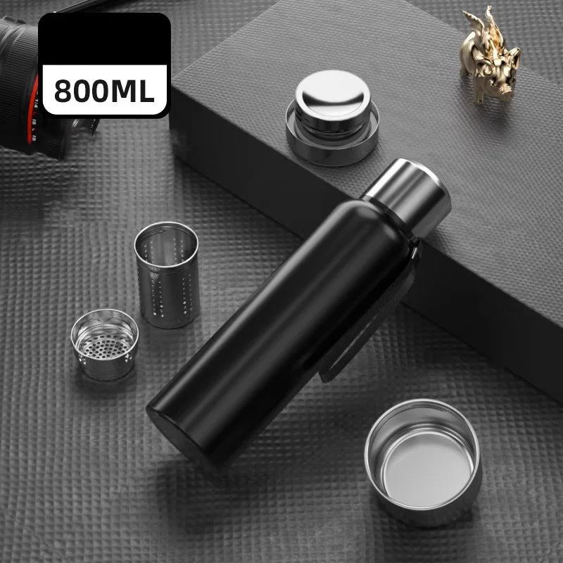 Thermosfles met afsluitbare draaidop – Geen geknoei