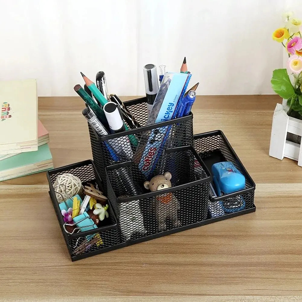Compacte desk organizer past op ieder bureau