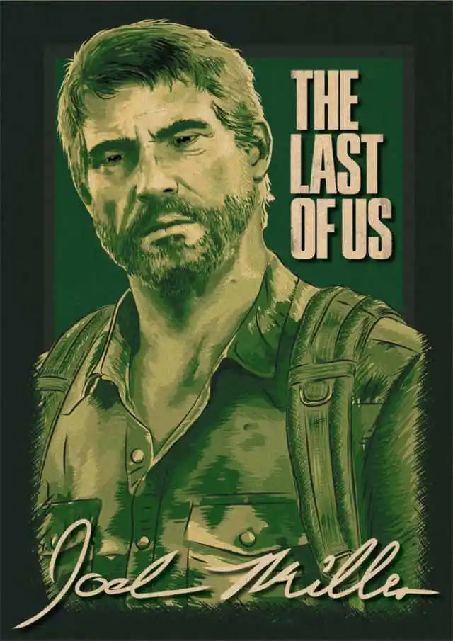Poster met lijntekening van gezicht