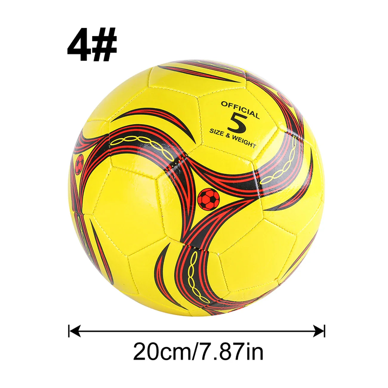 Straatvoetbal met rubber coating