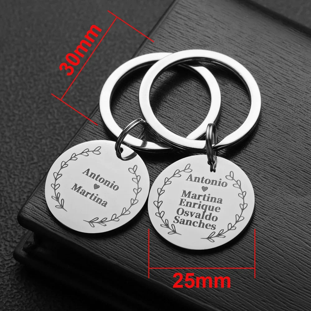 Liefdevolle gepersonaliseerde ketting voor partners