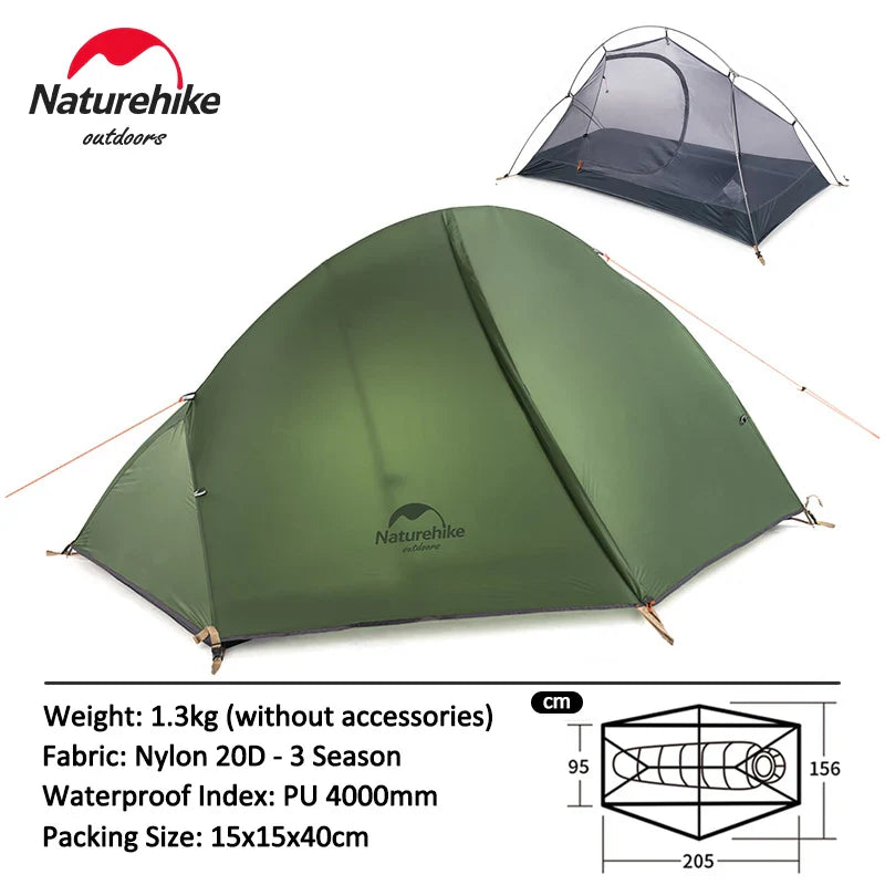 Camping tent voor 3 personen – Compact en ruim