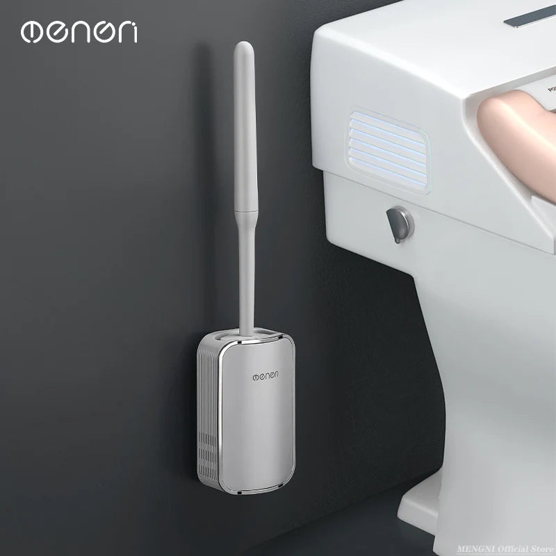 Toiletborstel met houder voor vloer – Stabiele plaatsing