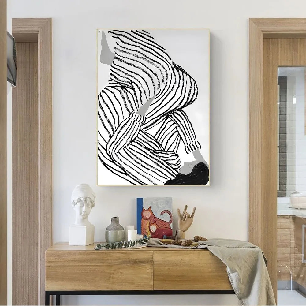 Poster met kaart van wereld of stad