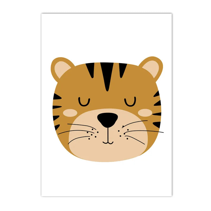 Poster met grafisch ontwerp in kleur