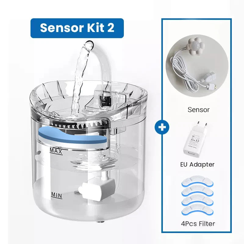 Waterfontein kat met 3 standen – Regelbare stroming