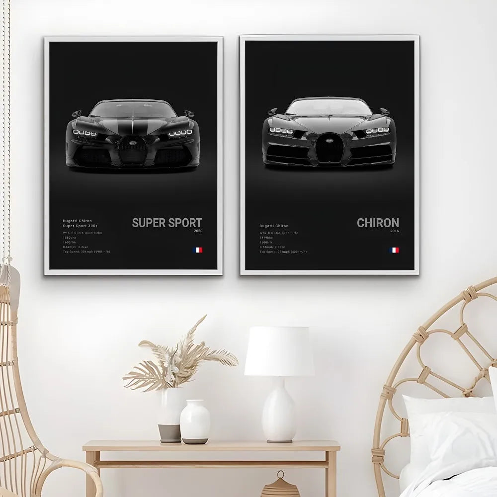 Abstracte poster in pasteltinten