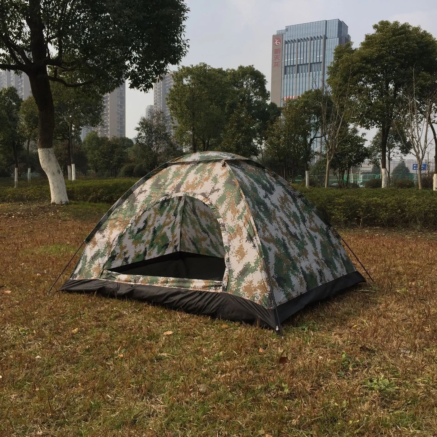 Camping tent met sterke stokken β Weerbestendig en stabiel