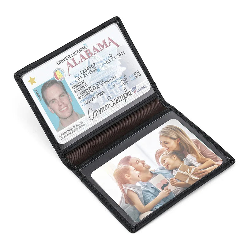 Pasjeshouder heren met clip β Voor briefgeld en pasjes