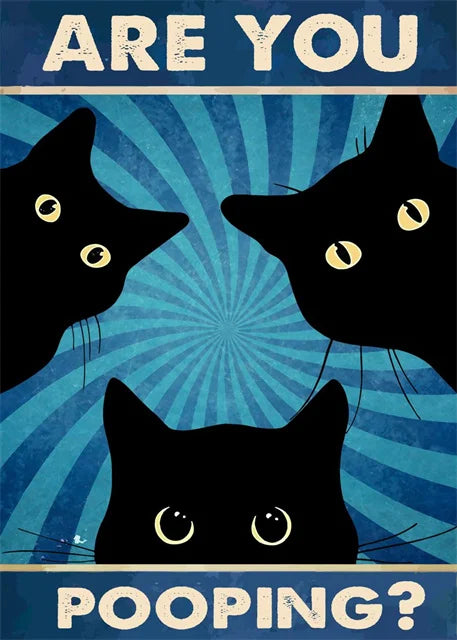 Vintage posters met textiellook