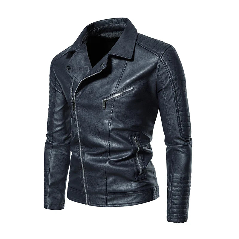 Leren jassen heren met urban details – Eigentijdse look